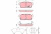 Комплект гальмівних колодок, дискове гальмо TRW GDB3236 (23507)
