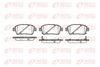Комплект гальмівних колодок, дискове гальмо REMSA 0740.02 (PCA074002, 23510, 23511, 23512, D822-7695)