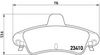 BREMBO Brake Pad Set, disc brake P 24 070