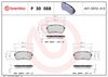 BREMBO Brake Pad Set, disc brake P 30 068