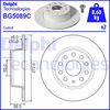 Тормозной диск DELPHI BG5089C