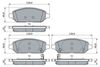 Комплект гальмівних колодок, дискове гальмо BOSCH 0 986 494 906 (BP2359, E9 90R - 02A1080/4482, 22326)