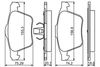 Bosch Brake Pad Set 0 986 494 245 (0986494245)
