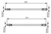 BOSCH Bremsschlauch 1 987 481 525 - 1987481525 passend f&uuml;r A 451 420 01 48