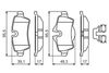 комплект спирачно феродо, дискови спирачки