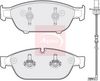 APEC Brake Pad Set, disc brake PAD1784