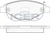 Комплект тормозных колодок, дисковый тормоз ICER 182011 (25094, D1541-8872)