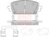 APEC Brake Pad Set, disc brake PAD2407
