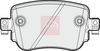 APEC Brake Pad Set, disc brake PAD1961