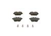Комплект гальмівних колодок, дискове гальмо BOSCH 0 986 494 020 (BP265, E9 90R-02A0834/2039, 21606)