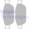 Комплект тормозных колодок, дисковый тормоз DELPHI LP2238 (25158, 25159, D1549-8758)