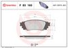 BREMBO Brake Pad Set, disc brake P 83 160