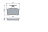 Bosch Brake Pad Set 0 986 494 059 (0986494059)
