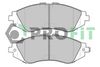 Комплект тормозных колодок, дисковый тормоз PROFIT 5000-1369
