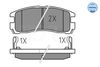 Meyle Brake Pad Set, disc brake 025 217 0615/W