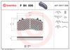 BREMBO Brake Pad Set, disc brake P B4 006