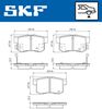 комплект спирачно феродо, дискови спирачки