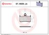 BREMBO Brake Pad Set, disc brake 07HO28LA