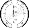 Комплект тормозных колодок, стояночная тормозная система METELLI 53-0246K (46115, 26115)