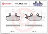 BREMBO Brake Pad Set, disc brake 07YA25SA