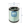 Повітряний фільтр UFI 27.c09.00