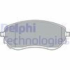 Комплект тормозных колодок, дисковый тормоз DELPHI LP3401