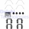 Комплектуючі, колодки дискового гальма DELPHI LX0705