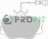Комплект тормозных колодок, дисковый тормоз PROFIT 5000-0415