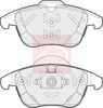 APEC Brake Pad Set, disc brake PAD1878