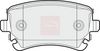 APEC Brake Pad Set, disc brake PAD1529