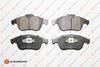 Набір гальмівних колодок, дискове гальмо EUROREPAR 1623055880