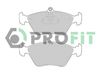 Набір гальмівних прокладок, диск гальма PROFIT 5000-0901