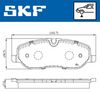 комплект спирачно феродо, дискови спирачки