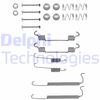 Комплектуючі, гальмівна колодка DELPHI LY1357
