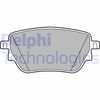 Комплект тормозных колодок, дисковый тормоз DELPHI LP3438