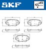 комплект спирачно феродо, дискови спирачки