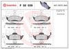 BREMBO Brake Pad Set, disc brake P 50 039