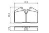 Bosch Brake Pad Set 0 986 494 267 (0986494267)