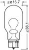 Osram 921-02B Bulb, direction indicator