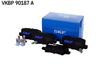 Комплект тормозных колодок, дисковый тормоз SKF VKBP 90187 A (24086, 24518, 24519)