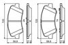 комплект спирачно феродо, дискови спирачки