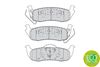 Ferodo Brake Pad Set, disc brake FDB4075