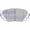 Комплект гальмівних колодок, дискове гальмо DELPHI LP3284
