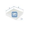 Фільтр салону UFI 53.256.00