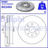 Гальмівний диск DELPHI BG3404