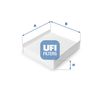 Фильтр салона UFI 53.157.00