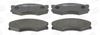 Комплект тормозных колодок, дисковый тормоз CHAMPION 572312CH