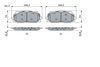 Bosch Brake Pad Set 0 986 424 429 (0986424429)