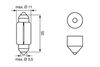 Bosch Bulb, licence plate light 1 987 302 211 (1987302211)