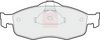 APEC Brake Pad Set, disc brake PAD801